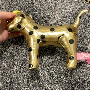 Gold PINK dog